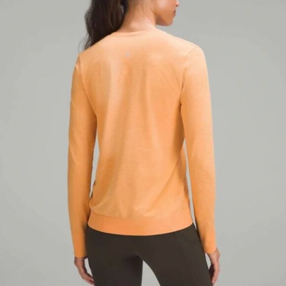 Lululemon Swiftly Relaxed Long Sleeve Summer Glow/Mango Dream Size 0 🧡 - Picture 2 of 6